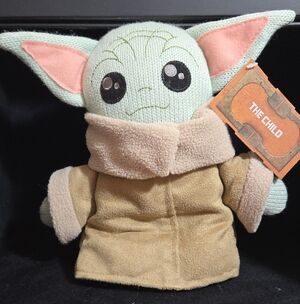 Disney Parks Galaxy's Edge The Child Grogu Baby Yoda Plush Toy - Green and Tan